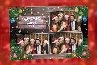 create your photobooth template within 2hrs