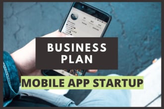write a business plan for your mobile app startup