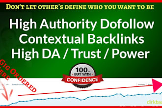 build strong SEO dofollow backlink high authority links