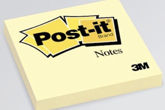 create an animated post it note story