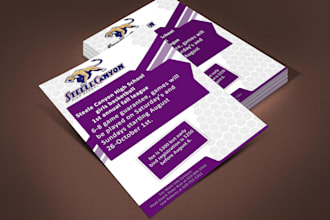 design awesome and professional flyer poster
