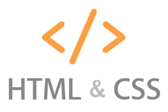fix you Html and CSS issues within 3 days