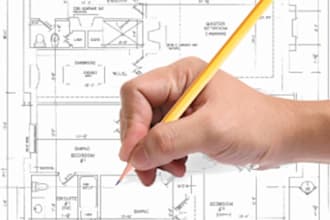 design your building/house in autocad