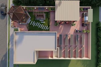 design a landscape and rooftop gardens