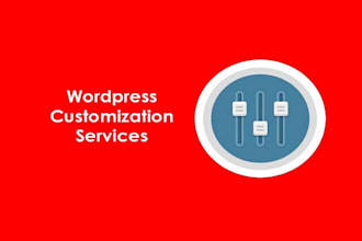 customization of any wordpress theme