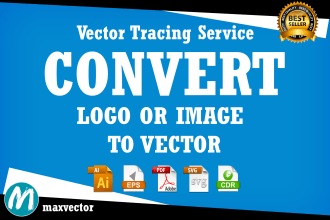 convert logo or image to vector ai, eps, pdf, svg, cdr