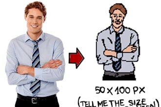 do pixel art for you