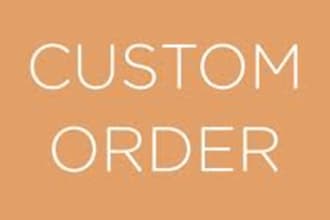 do your custom gig that we agreed on