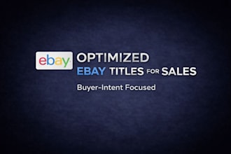 do ebay seo, ebay title to increase your search results