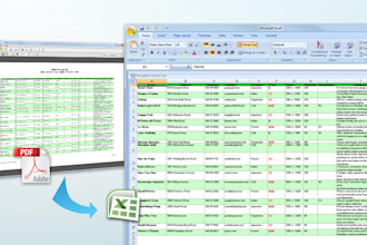 convert pdf to excel