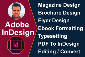 create, edit, convert, or design your adobe indesign projects
