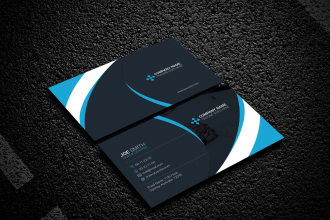 design clean, modern, creative business card within 24 hrs