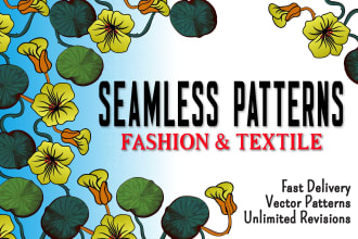 design seamless vector patterns repeat textile fabric prints