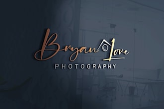 do signature logo photography or watermark design