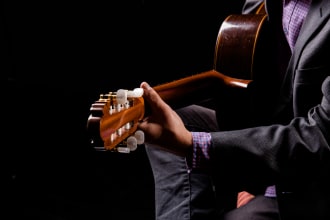 record spanish classical nylon guitar for your project