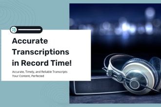 do audio transcription and transcribe video