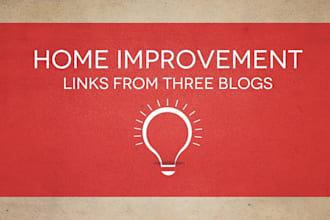 add your link to THREE Home Improvement Blogs