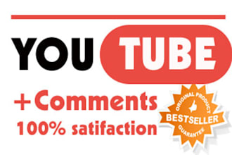 submit 40 Custom Youtube Comments to your video