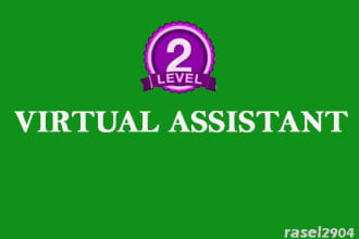 do any data entry jobs as your personal assistant