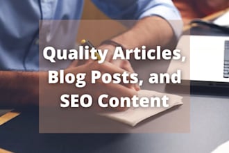 write engaging SEO articles and blog posts