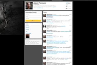 create a super awesome Twitter background for you
