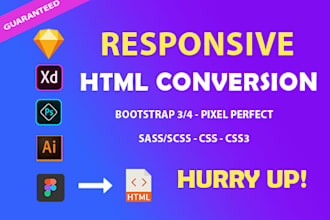 convert html css bootstrap website