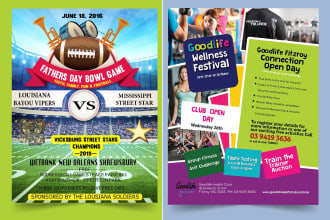 design a professional eye catching business promotion flyer