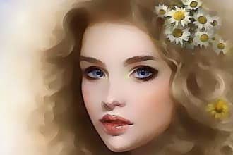 convert your picture into color sketch within 24 hours using photoshop, satisfaction guaranteed