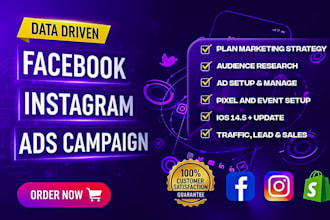 manage facebook ads campaigns for ecommerce brands