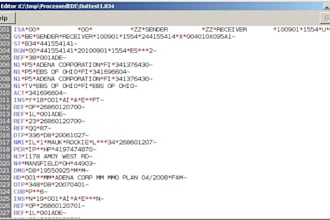 translate or convert your edi files into any format file