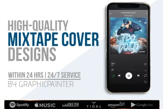 create a killer mixtape cover, album cover, or single