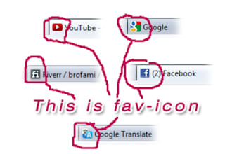 make visitors remember your website by creating a fav icon