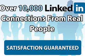get you over 10,000 real linkedin connections
