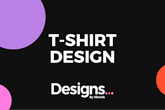 do trendy t shirt design for you