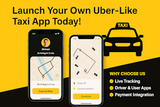 develop a taxi booking and ride sharing app