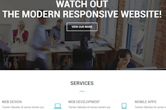 design custom website template newsletter services