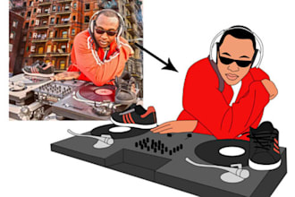 tracing and vectorize your photo to be vector and clear cartoon [satisfaction guaranteed]