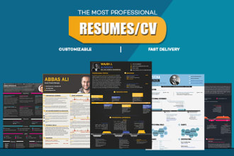 design infographic resume CV and presentations