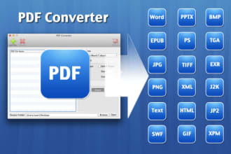 convert PDF to excel or word