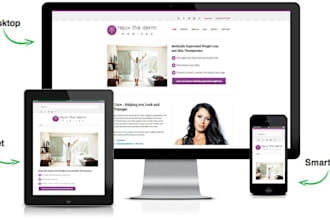 responsive website design html5, css3,  jquery, bootstrap