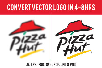 do vector logo, vectorize image, recreate, and redraw using adobe illustrator