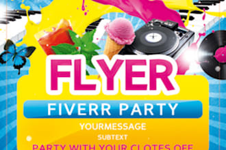 design a PROFESSIONAL flyer or poster