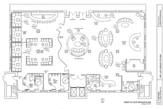 draw your Commercial, Hospitality, and/or Residential floor plan sketches in AutoCAD