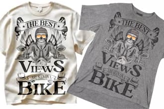 create trendy typography t shirt and custom t shirt designs