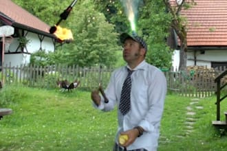 juggle fireclubs fireworks
