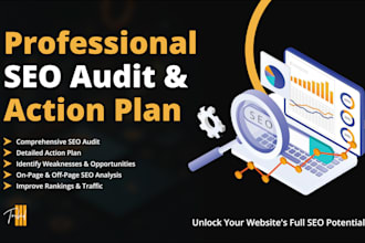 do a professional SEO audit and create an action plan