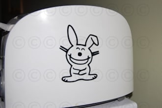 make 2 custom vinyl decals/stickers