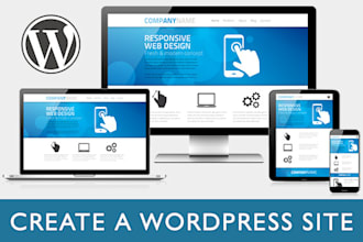 create a wordpress website