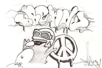 draw your name in graffiti