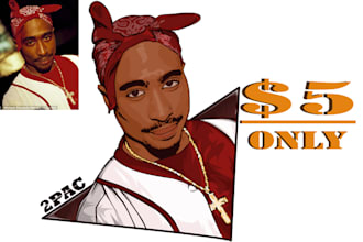 turn your picture into amazing head shot cartoon